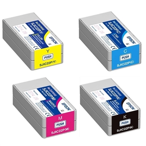 Volledige set inktpatronen voor Epson ColorWorks C3500